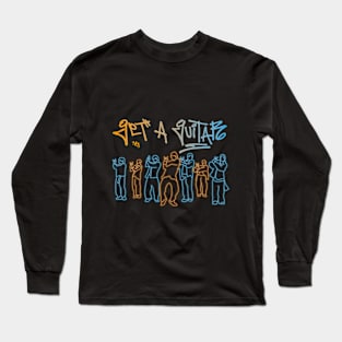 led fanart of the group riize in the get a guitar era Long Sleeve T-Shirt